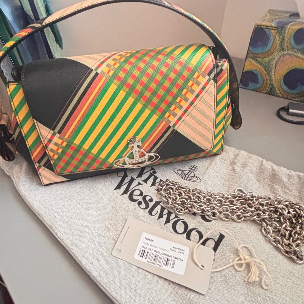 Vivienne Westwood Hazel Handbag in Combat Tartan